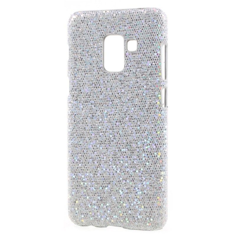 Cover Samsung Galaxy A8 Sort Pailletter