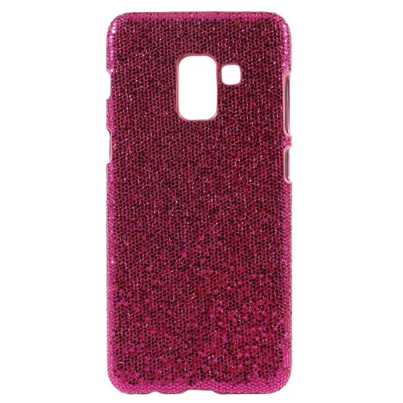 Cover Samsung Galaxy A8 Sort Pailletter