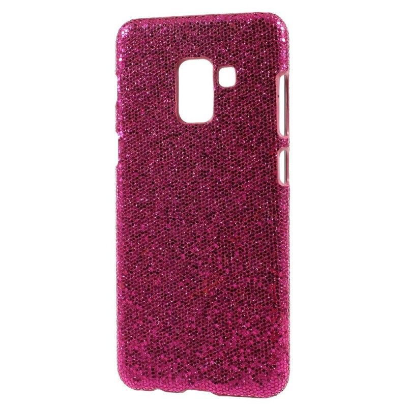 Cover Samsung Galaxy A8 Sort Pailletter