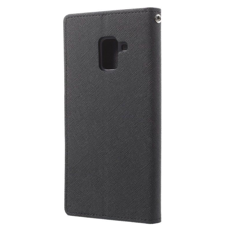 Flip Cover Læder for Samsung Galaxy A8 Grøn Tofarvet Kviksølv