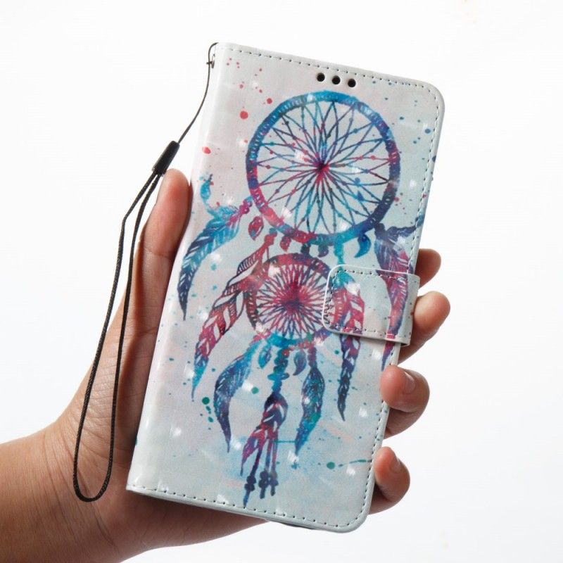 Flip Cover Læder Samsung Galaxy A8 3D Farverig Drømmefanger