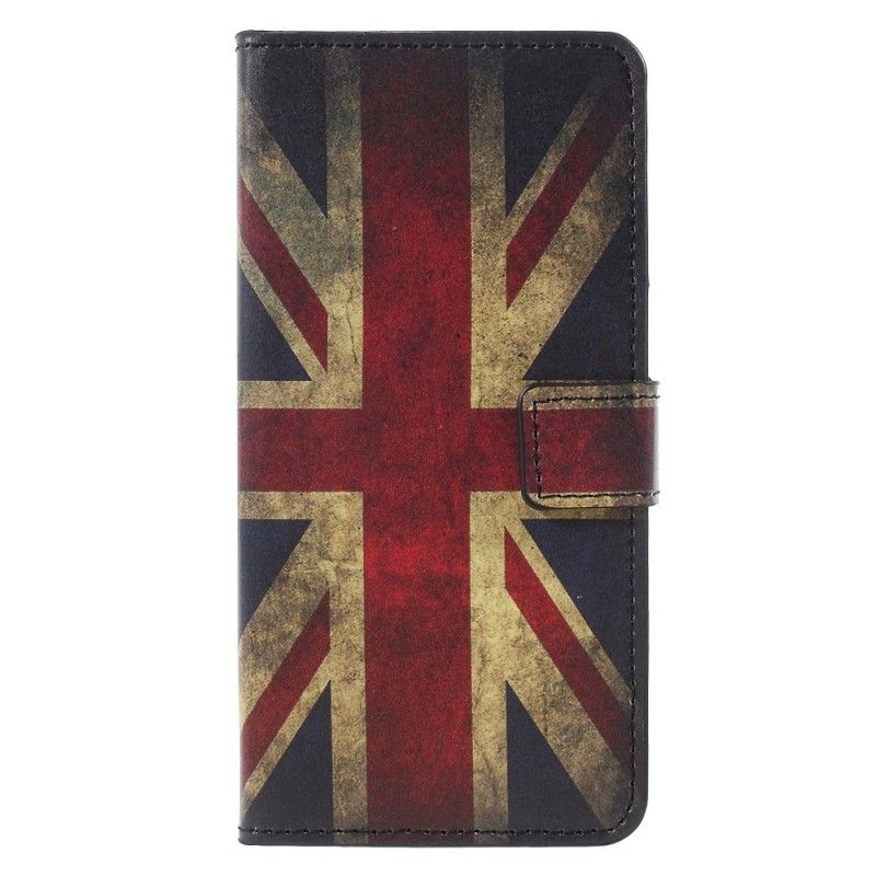 Flip Cover Læder Samsung Galaxy A8 Englands Flag Original