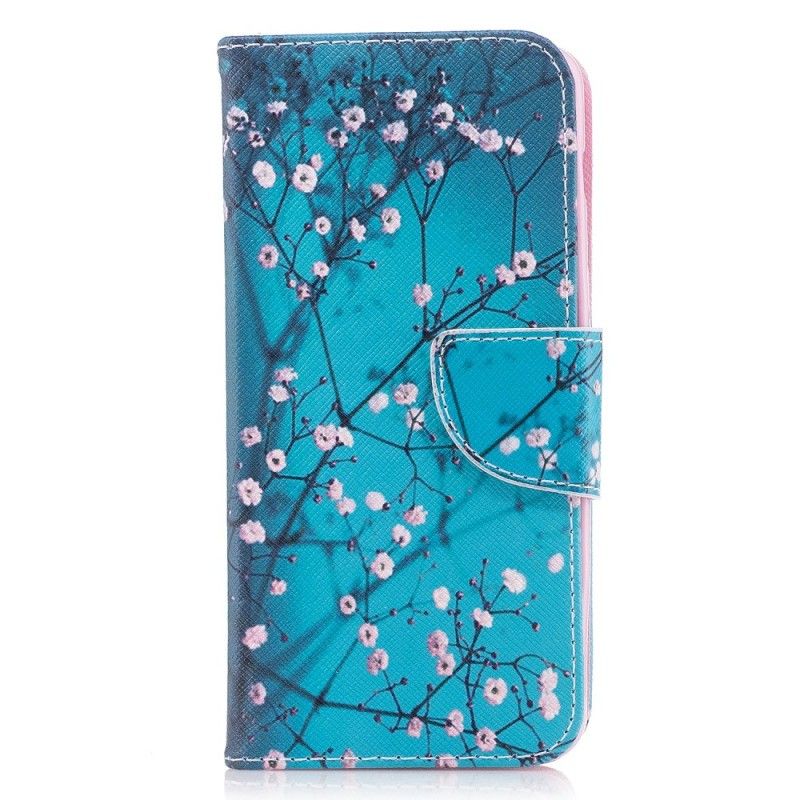 Flip Cover Samsung Galaxy A8 Mobilcover Blomstrende Træ