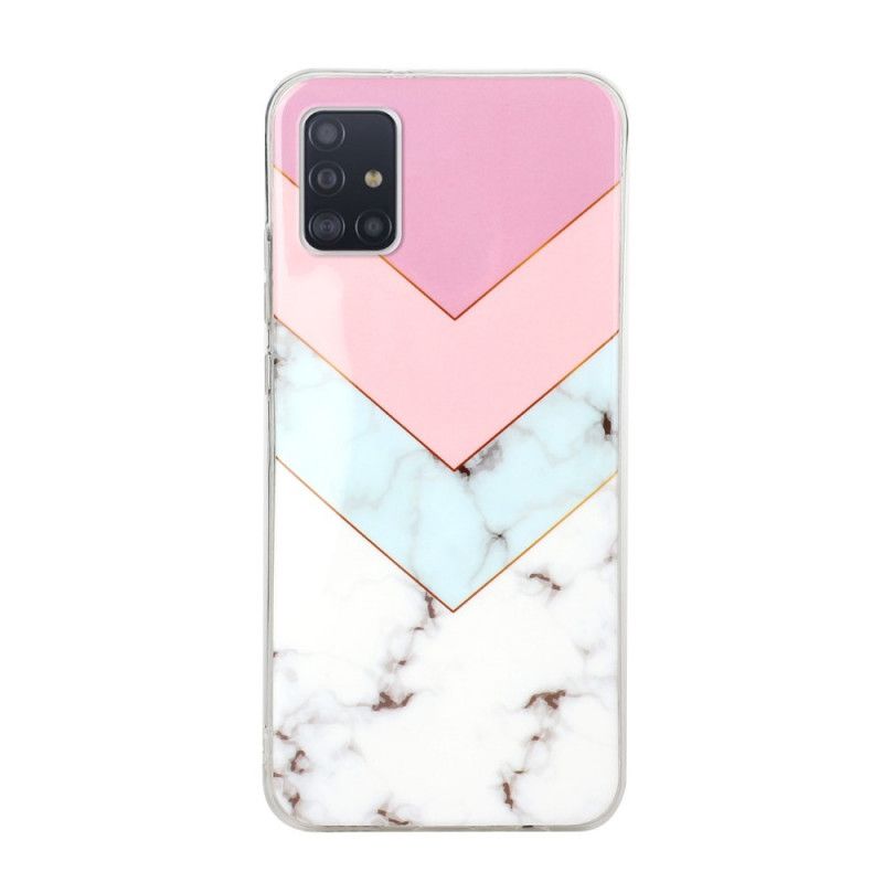 Cover for Samsung Galaxy A51 5G Farvet Glamourmarmor