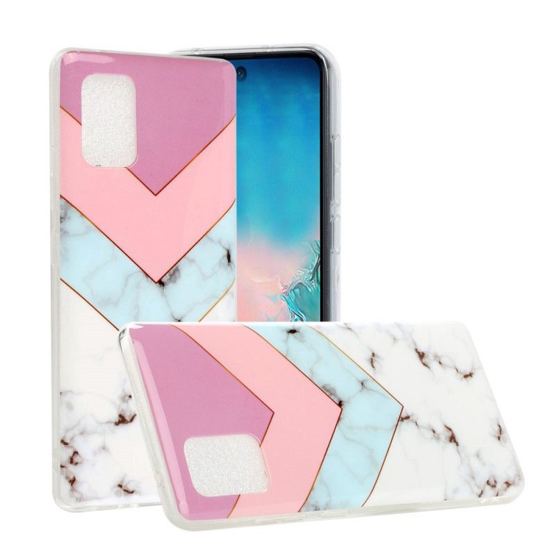 Cover for Samsung Galaxy A51 5G Farvet Glamourmarmor