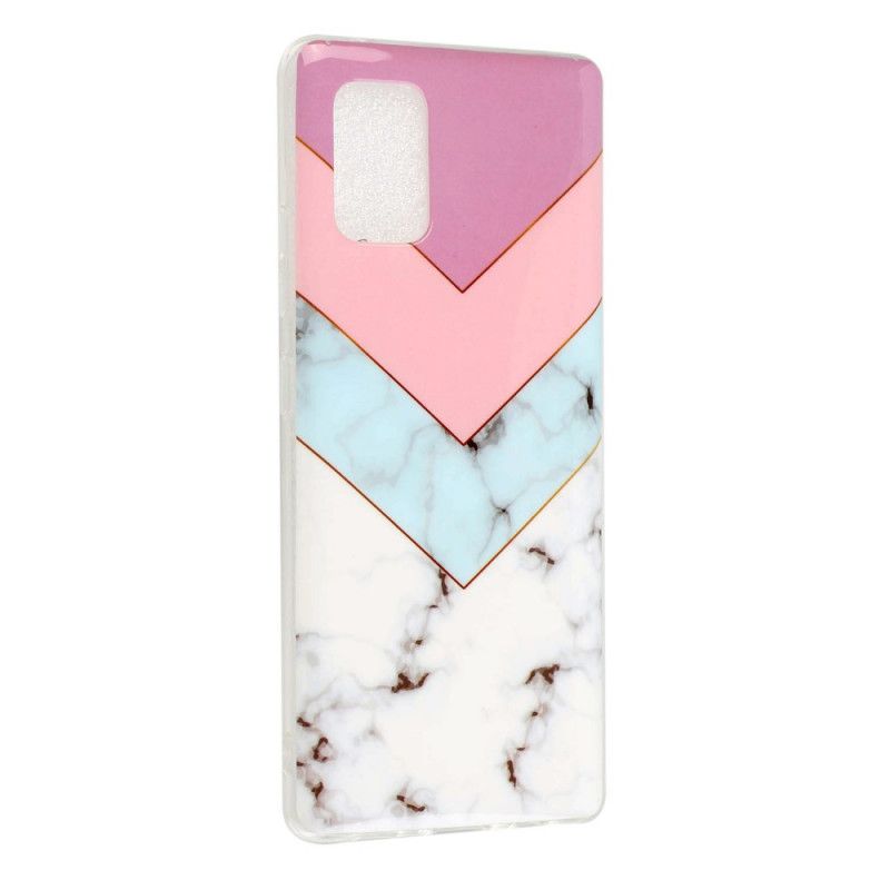 Cover for Samsung Galaxy A51 5G Farvet Glamourmarmor