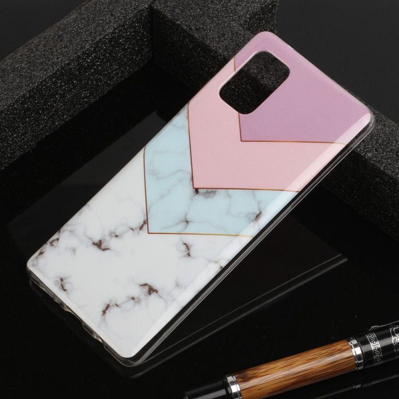 Cover for Samsung Galaxy A51 5G Farvet Glamourmarmor