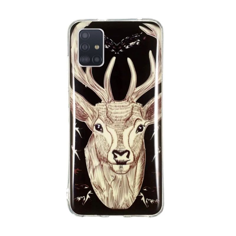 Cover for Samsung Galaxy A51 5G Majestætisk Fluorescerende Hjorte