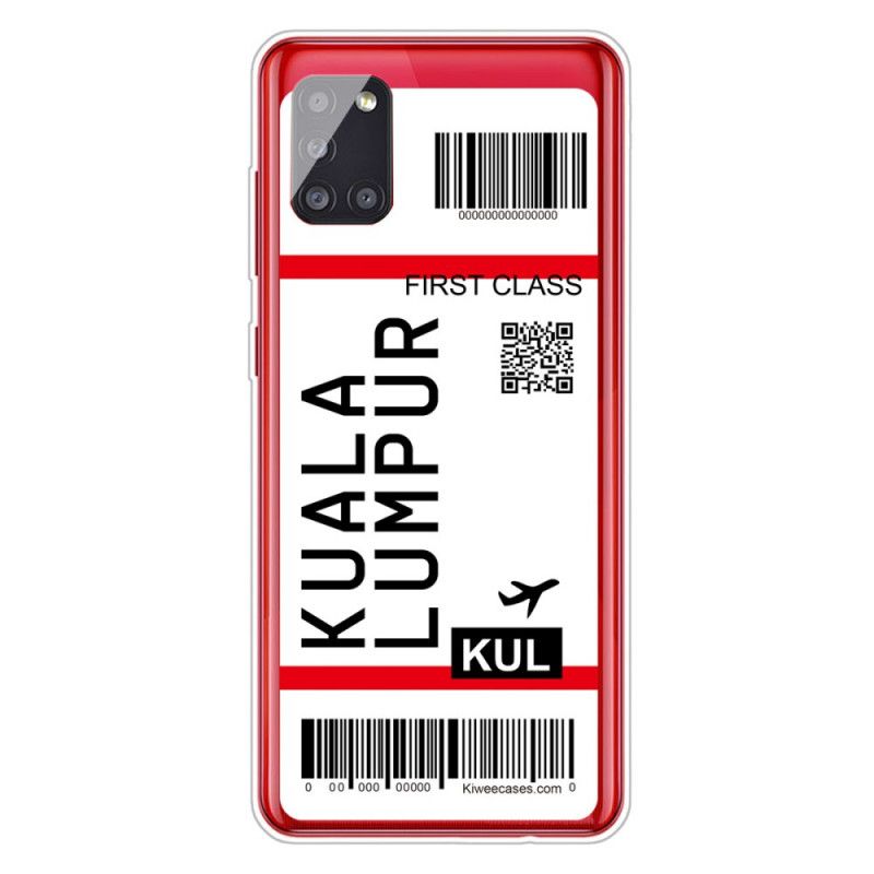 Cover Samsung Galaxy A51 5G Boardingkort Til Kuala Lumpur