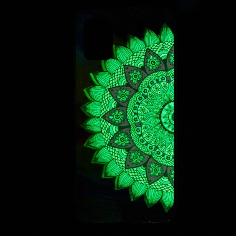 Cover Samsung Galaxy A51 5G Fluorescerende Mandala