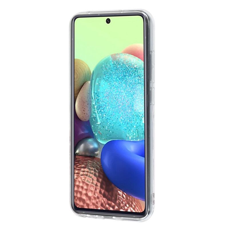 Cover Samsung Galaxy A51 5G Fluorescerende Mandala Ugle