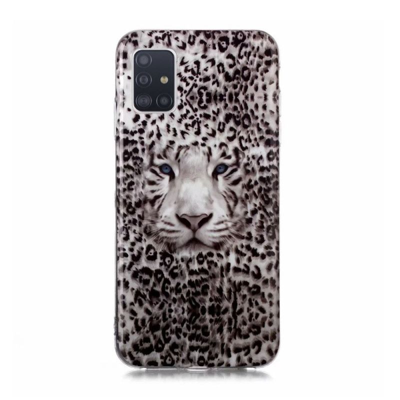 Cover Samsung Galaxy A51 5G Mobilcover Fluorescerende Leopard