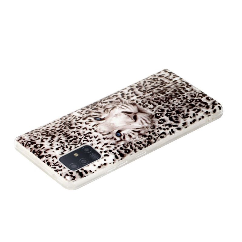 Cover Samsung Galaxy A51 5G Mobilcover Fluorescerende Leopard