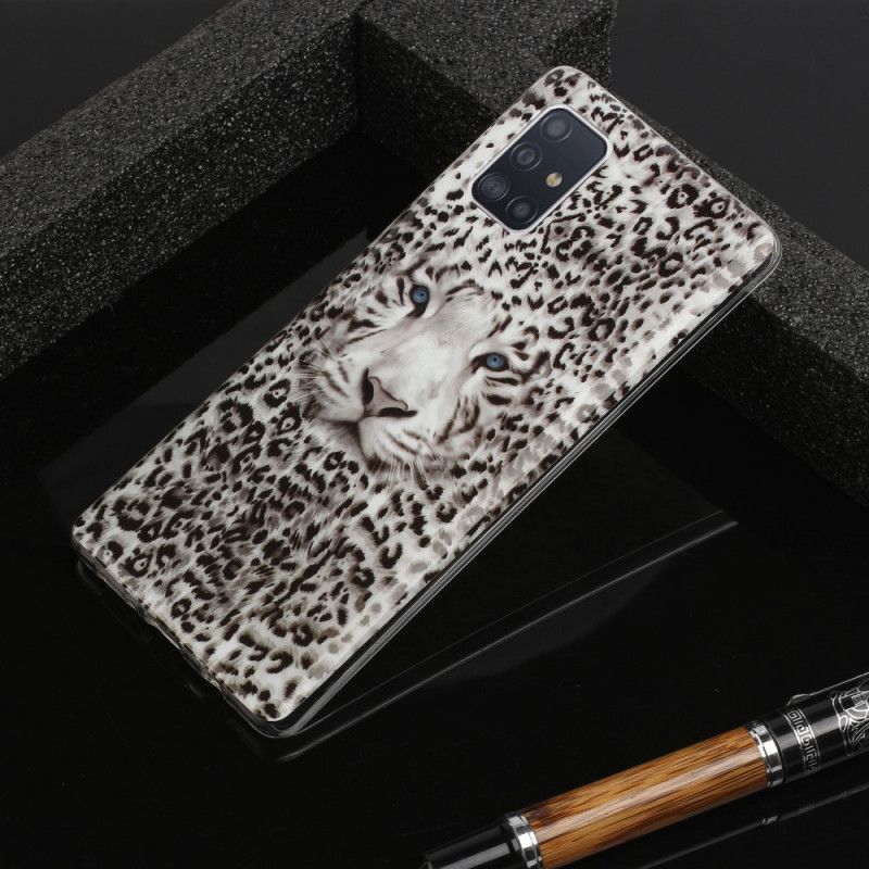 Cover Samsung Galaxy A51 5G Mobilcover Fluorescerende Leopard