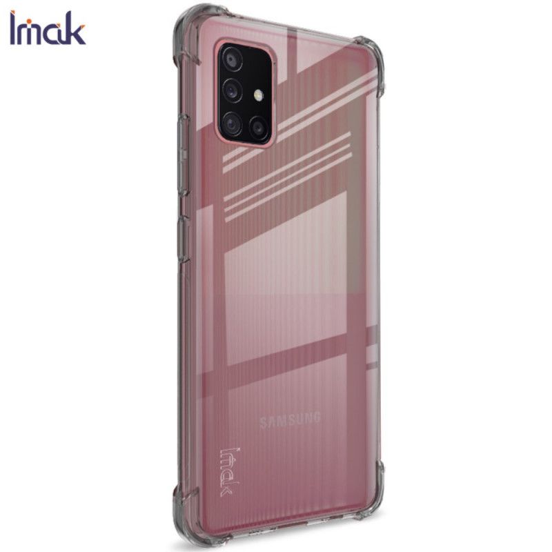 Cover Samsung Galaxy A51 5G Sort Imak Silkeagtig Original