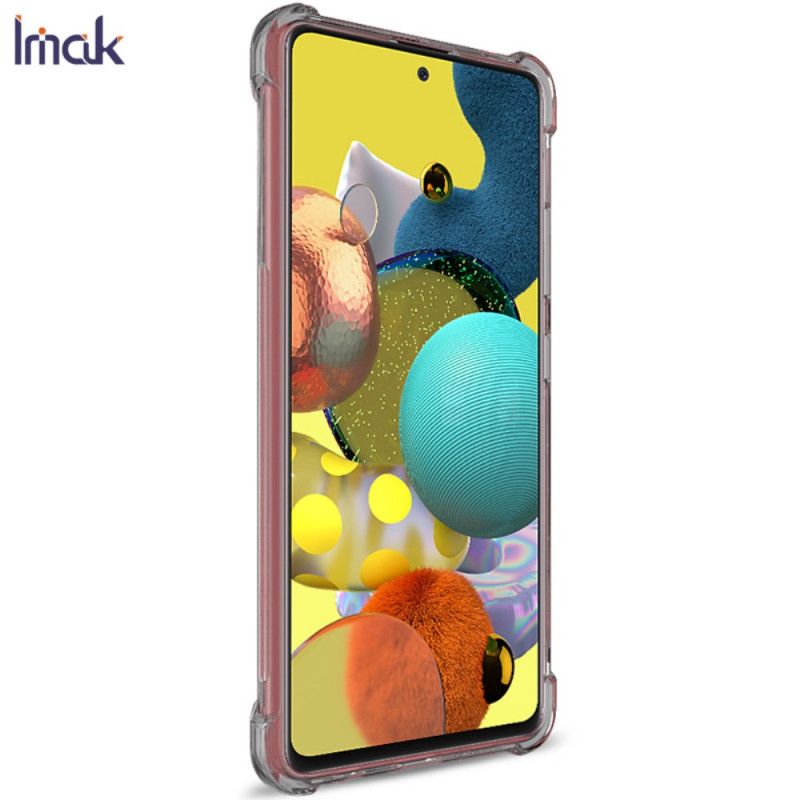 Cover Samsung Galaxy A51 5G Sort Imak Silkeagtig Original