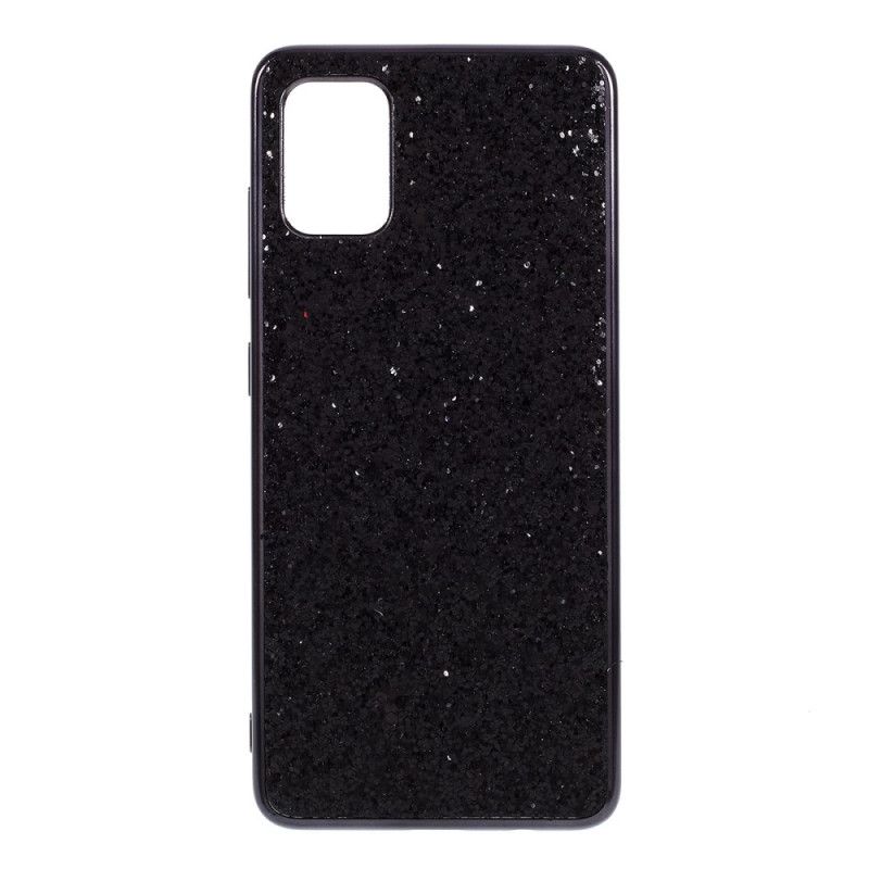 Cover Samsung Galaxy A51 5G Sort Jeg Er Glitter