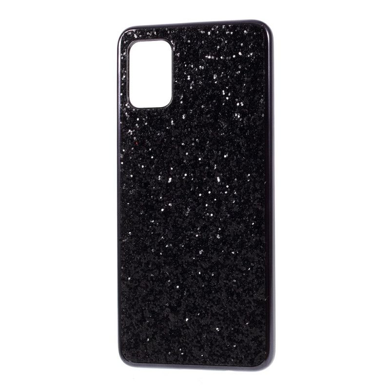 Cover Samsung Galaxy A51 5G Sort Jeg Er Glitter