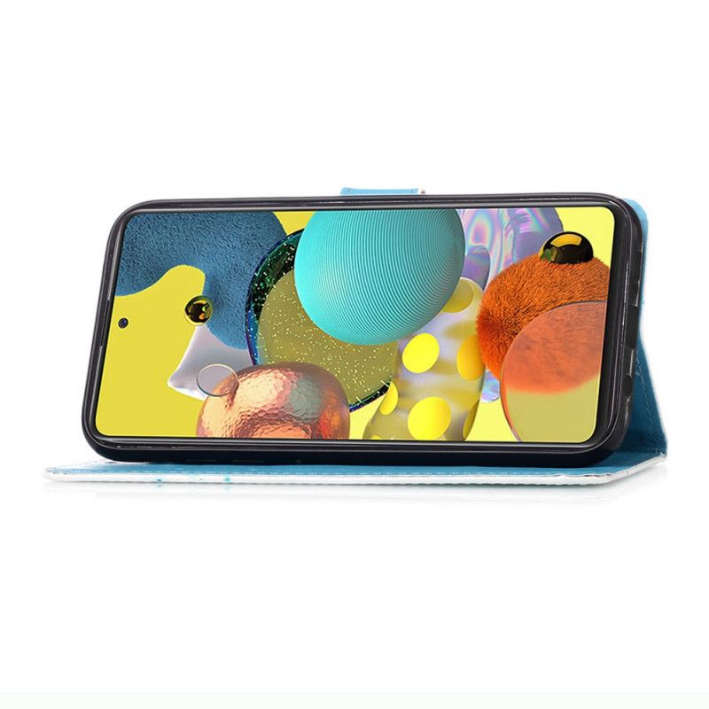 Flip Cover Læder for Samsung Galaxy A51 5G Havfrue Ærbødighed