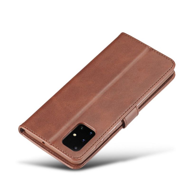 Flip Cover Læder for Samsung Galaxy A51 5G Sort Lc.Imeeke Lædereffekt