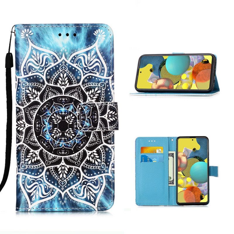 Flip Cover Læder Samsung Galaxy A51 5G Mandala På Himlen