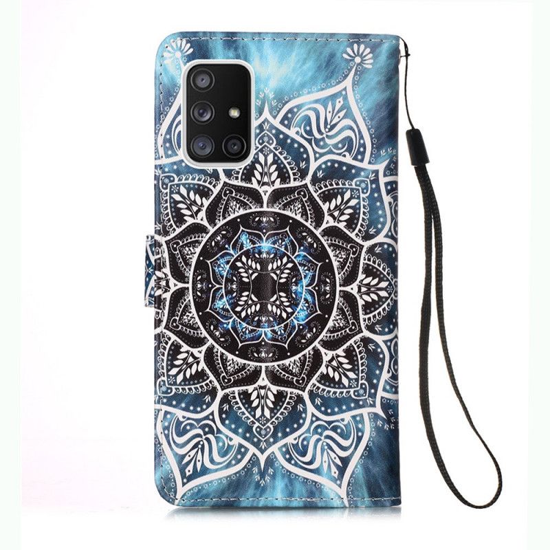 Flip Cover Læder Samsung Galaxy A51 5G Mandala På Himlen