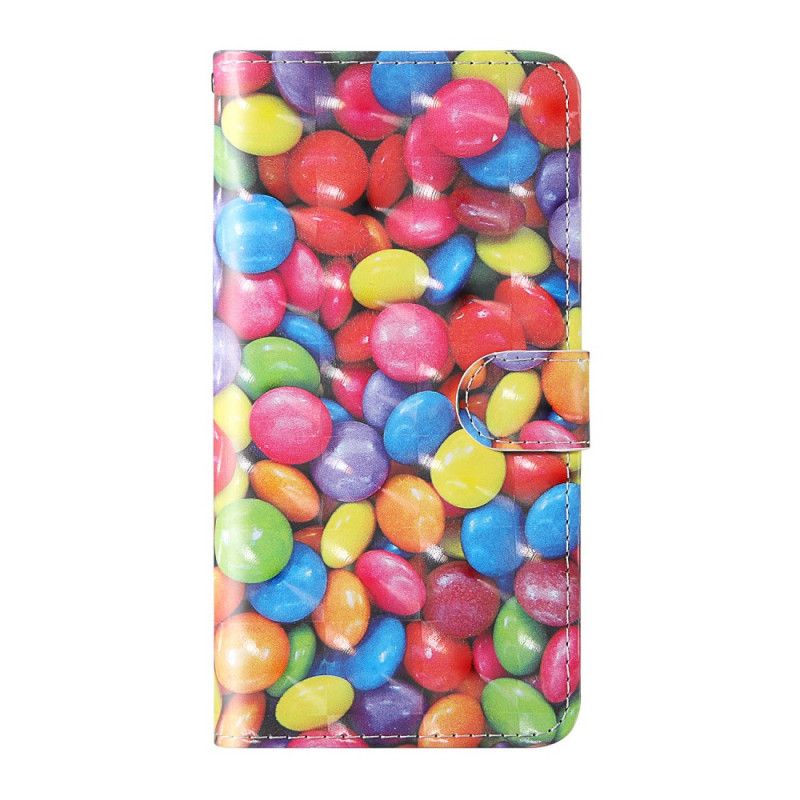 Flip Cover Samsung Galaxy A51 5G Mobilcover Let Spot Candy Med Rem