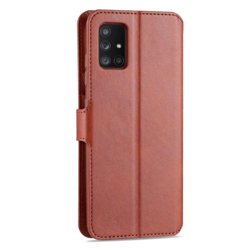 Flip Cover Samsung Galaxy A51 5G Sort Retro Azns