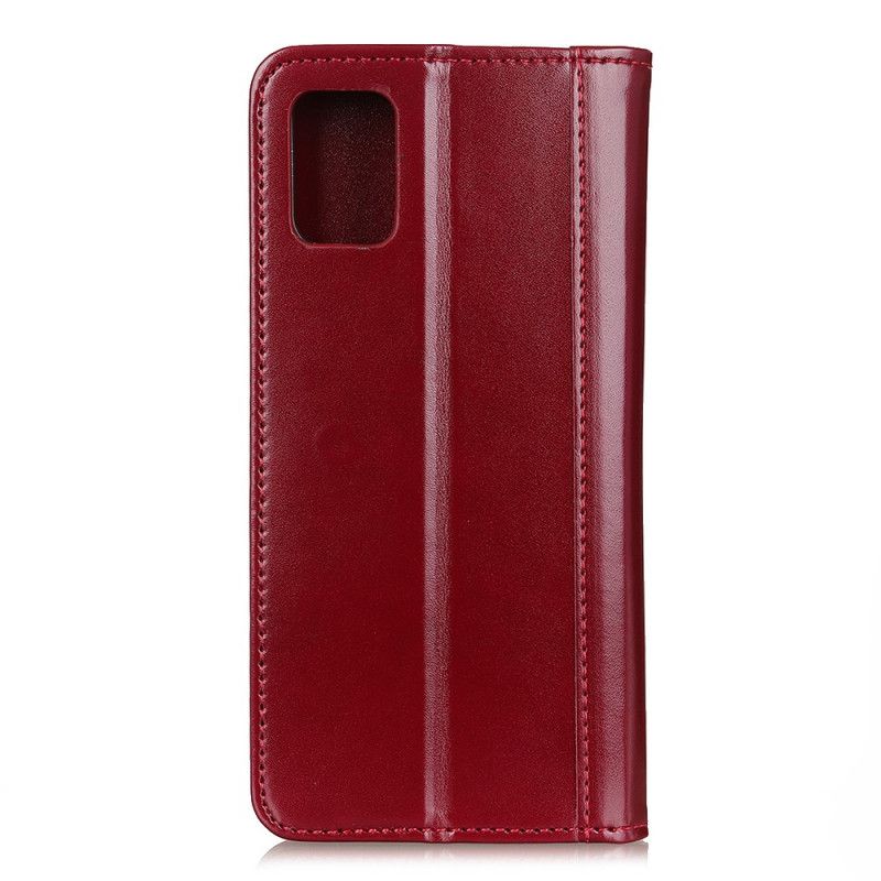 Læder Cover Samsung Galaxy A51 5G Mobilcover Delt Læder