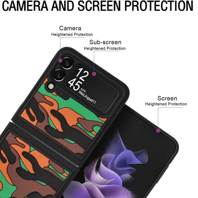 Cover Samsung Galaxy Z Flip 3 5g Camouflage