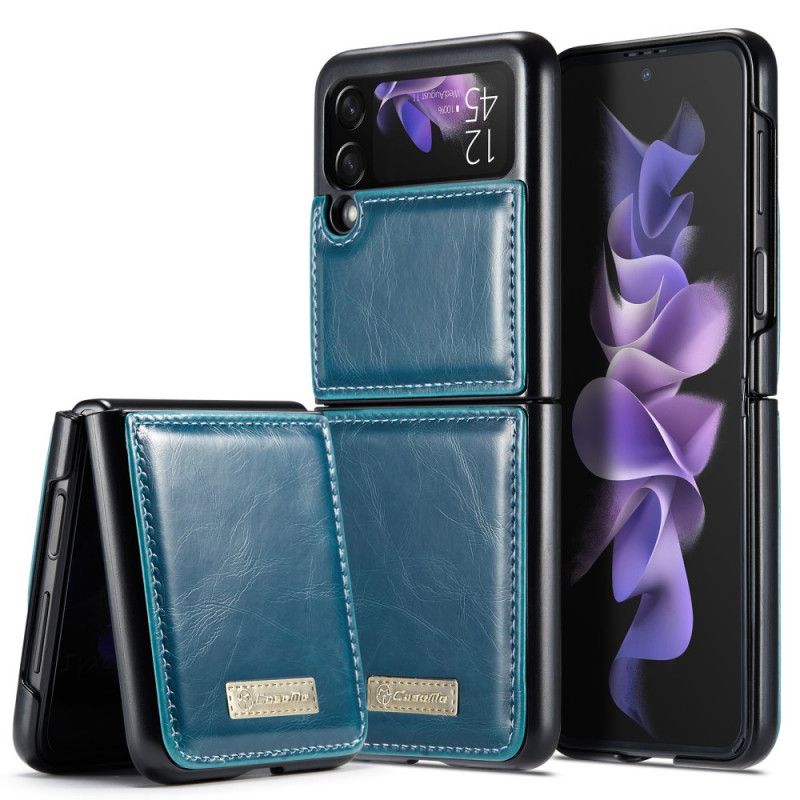 Cover Samsung Galaxy Z Flip 3 5g Caseme Vokset Læderstil