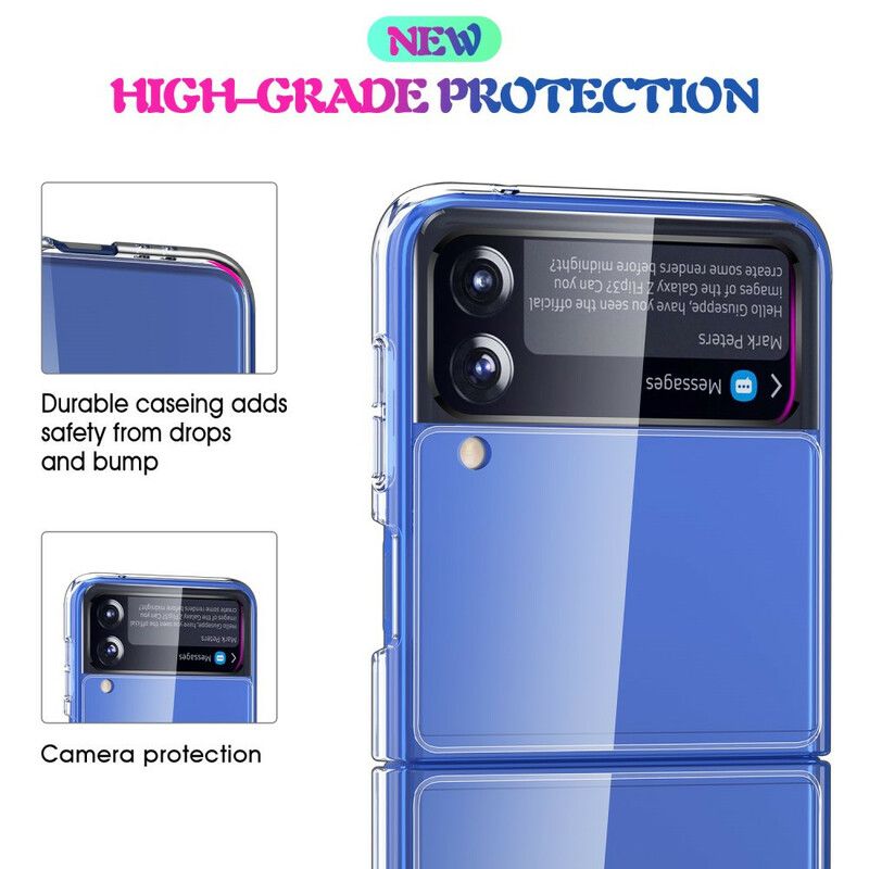 Cover Samsung Galaxy Z Flip 3 5g Gennemsigtig