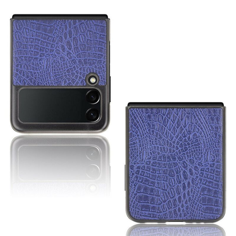 Cover Samsung Galaxy Z Flip 3 5g Krokodilleskindseffekt