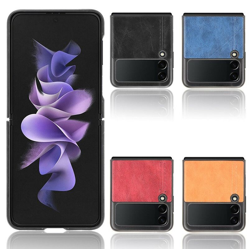 Cover Samsung Galaxy Z Flip 3 5g Kunstlædersøm