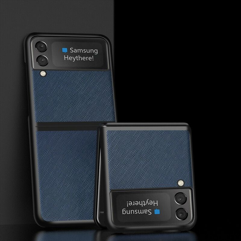 Cover Samsung Galaxy Z Flip 3 5g Tekstureret Kunstlæder