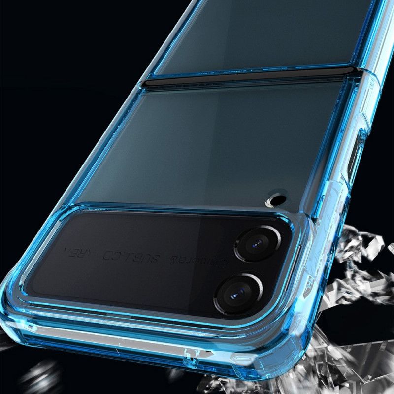 Cover Samsung Galaxy Z Flip 3 5g Telefon Etui Transparent Farvet