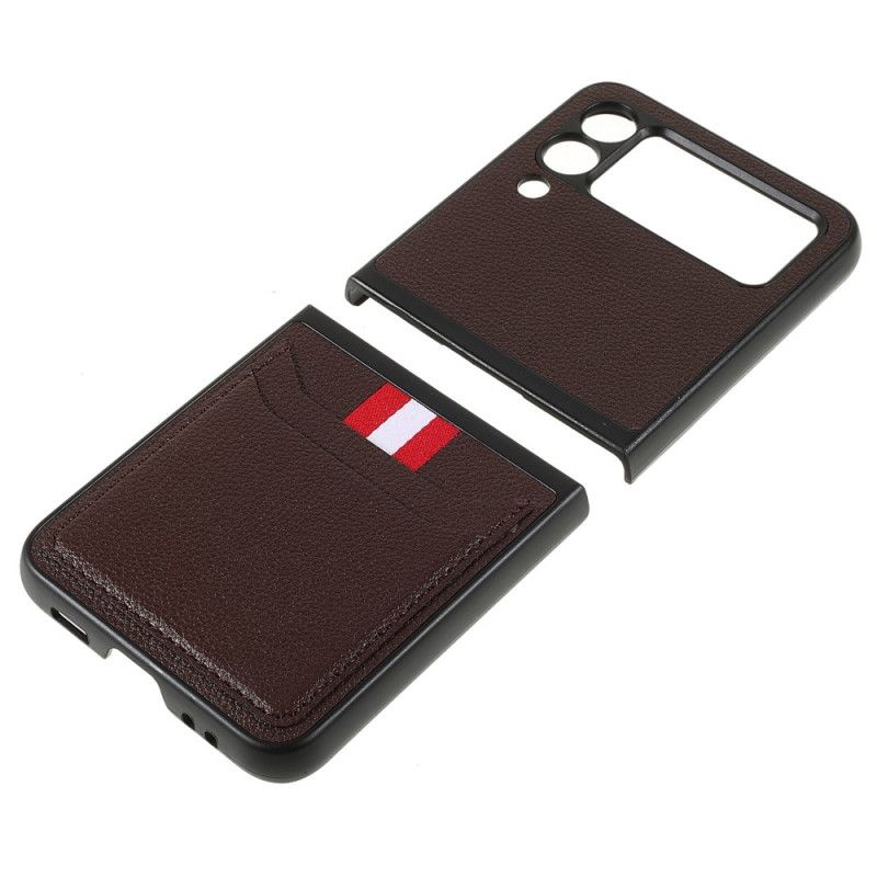 Cover Samsung Galaxy Z Flip 3 5g Trefarvet Kortholder