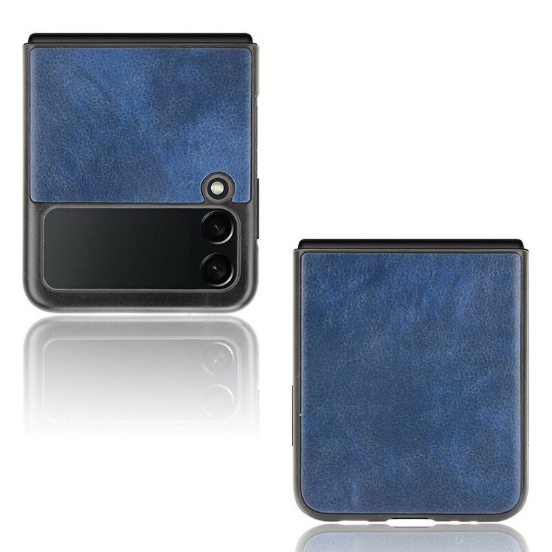 Cover Til Samsung Galaxy Z Flip 3 5g Lychee Imiteret Læder