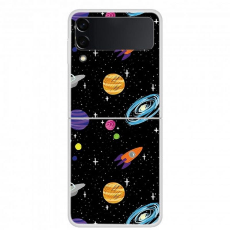 Cover Til Samsung Galaxy Z Flip 3 5g Planet Galaxy