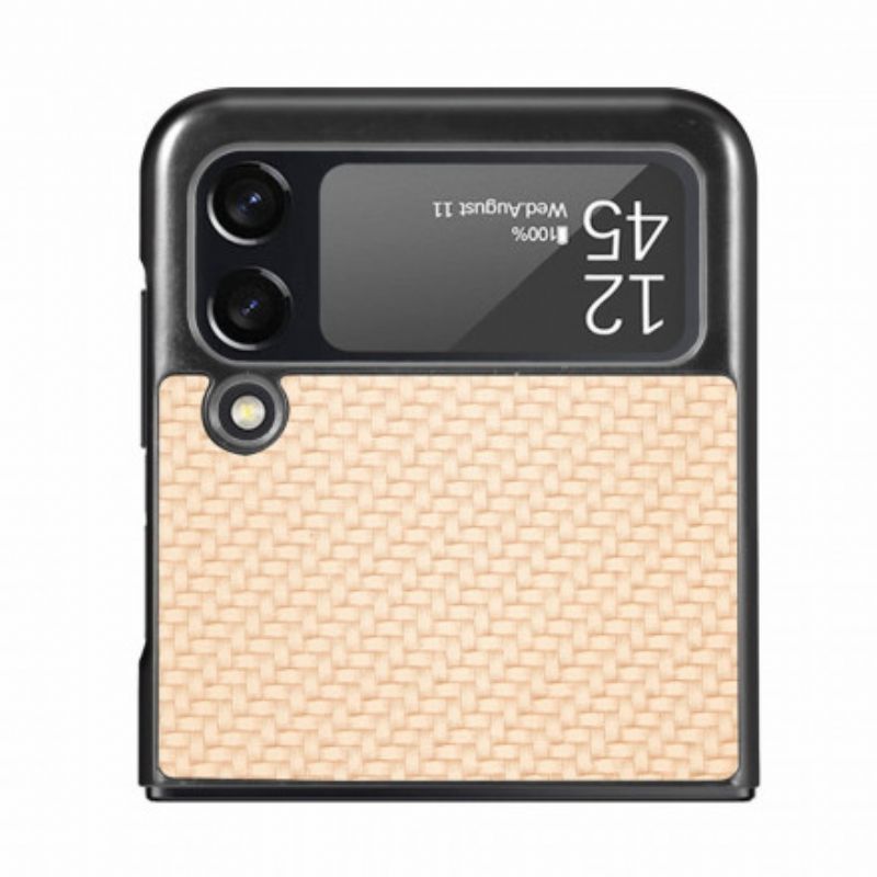 Cover Til Samsung Galaxy Z Flip 3 5g Tekstureret Kulfiber