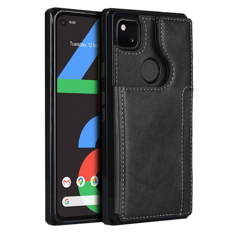 Cover for Google Pixel 4a Sort Kortholderstøtte Og Snor