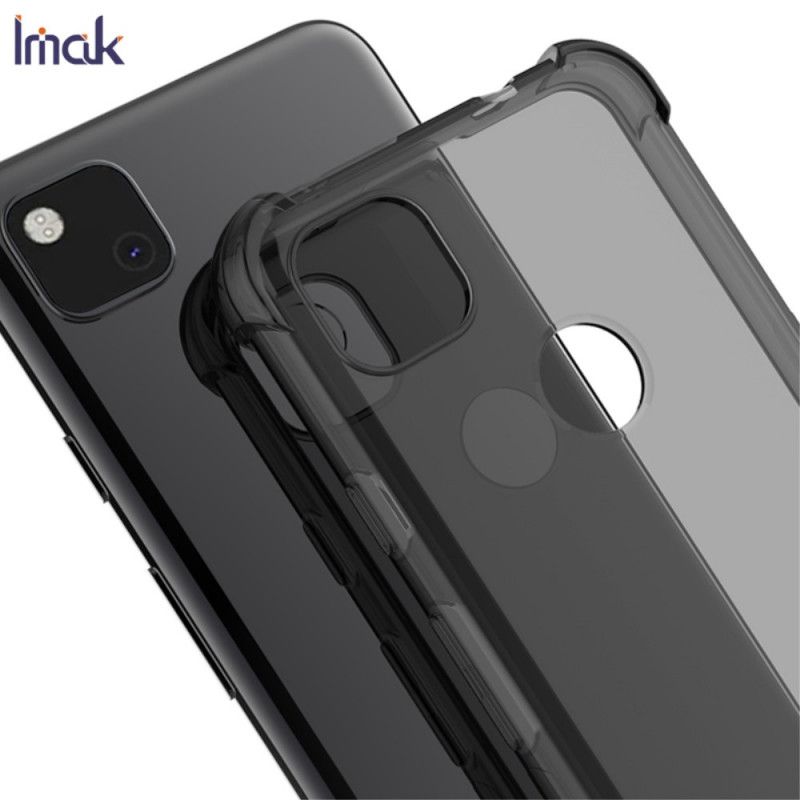 Cover Google Pixel 4a Grå Gennemsigtig Silkeblød Imak