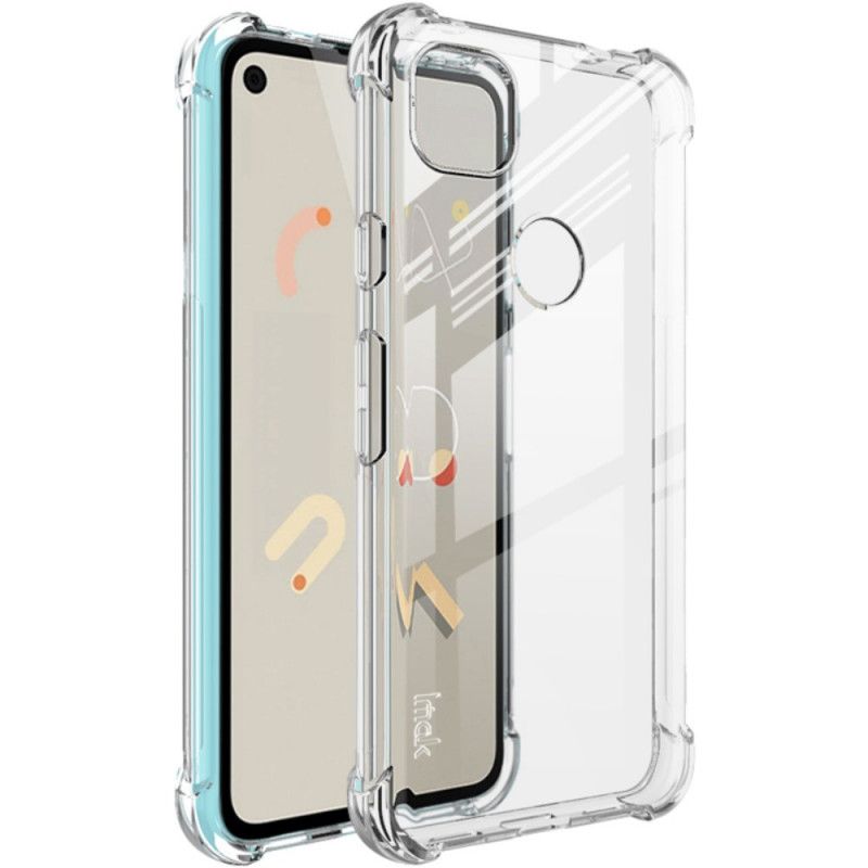 Cover Google Pixel 4a Grå Gennemsigtig Silkeblød Imak