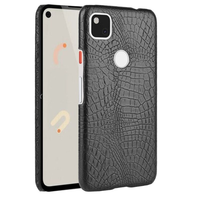 Cover Google Pixel 4a Sort Krokodillehudeffekt