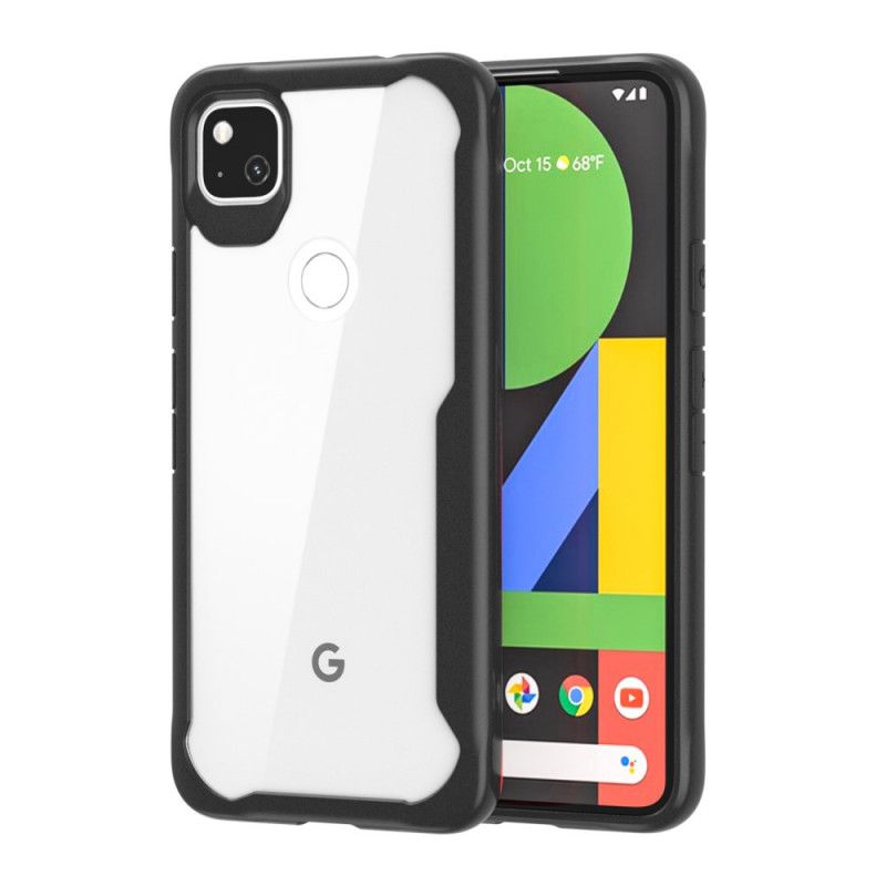 Cover Google Pixel 4a Sort Skråkant Hybrid