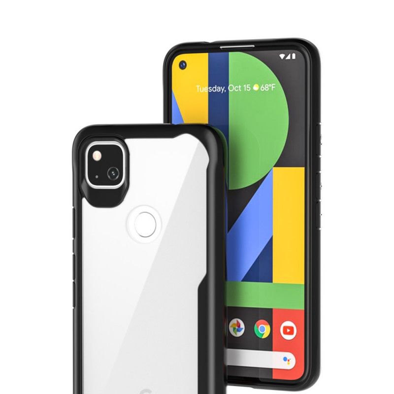 Cover Google Pixel 4a Sort Skråkant Hybrid