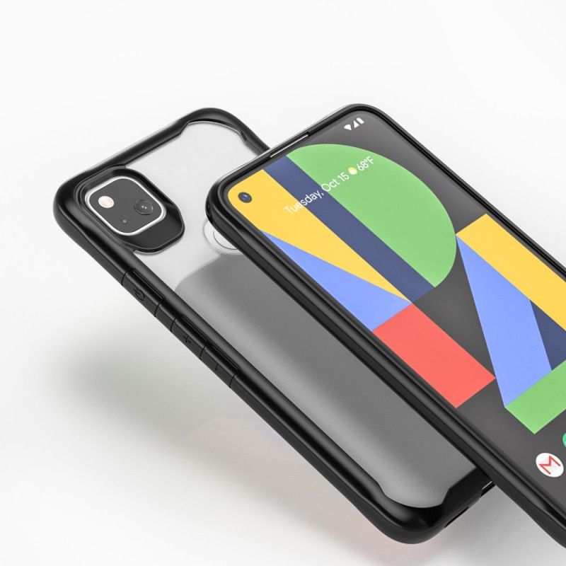 Cover Google Pixel 4a Sort Skråkant Hybrid