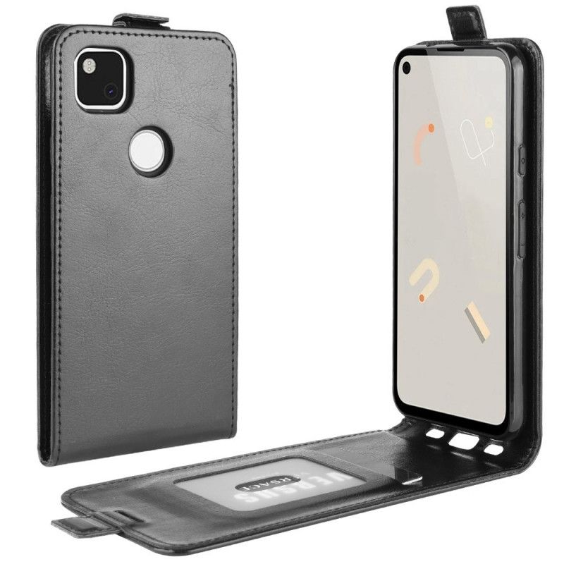 Flip Cover Google Pixel 4a Sort Mobilcover Sammenfoldelig