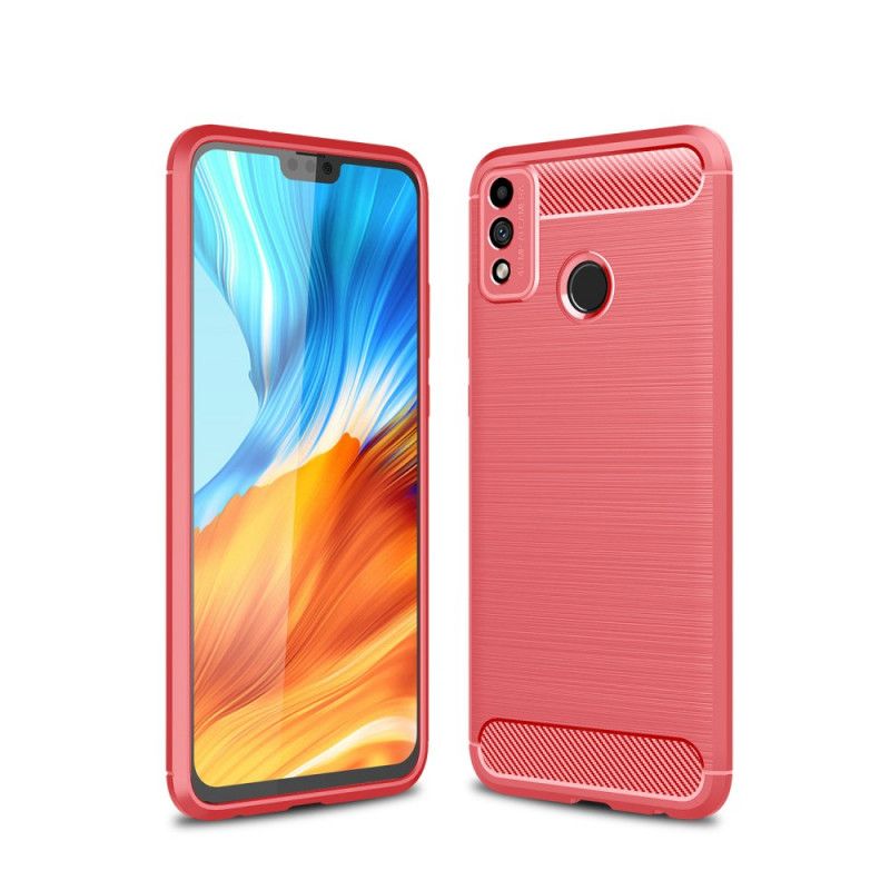 Cover Honor 9X Lite Sort Børstet Kulfiber