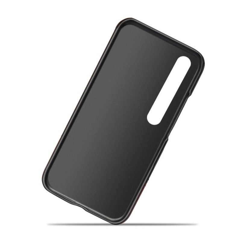 Cover for Xiaomi Mi 10 / 10 Pro Sort Ksq Tofarvet Lædereffekt